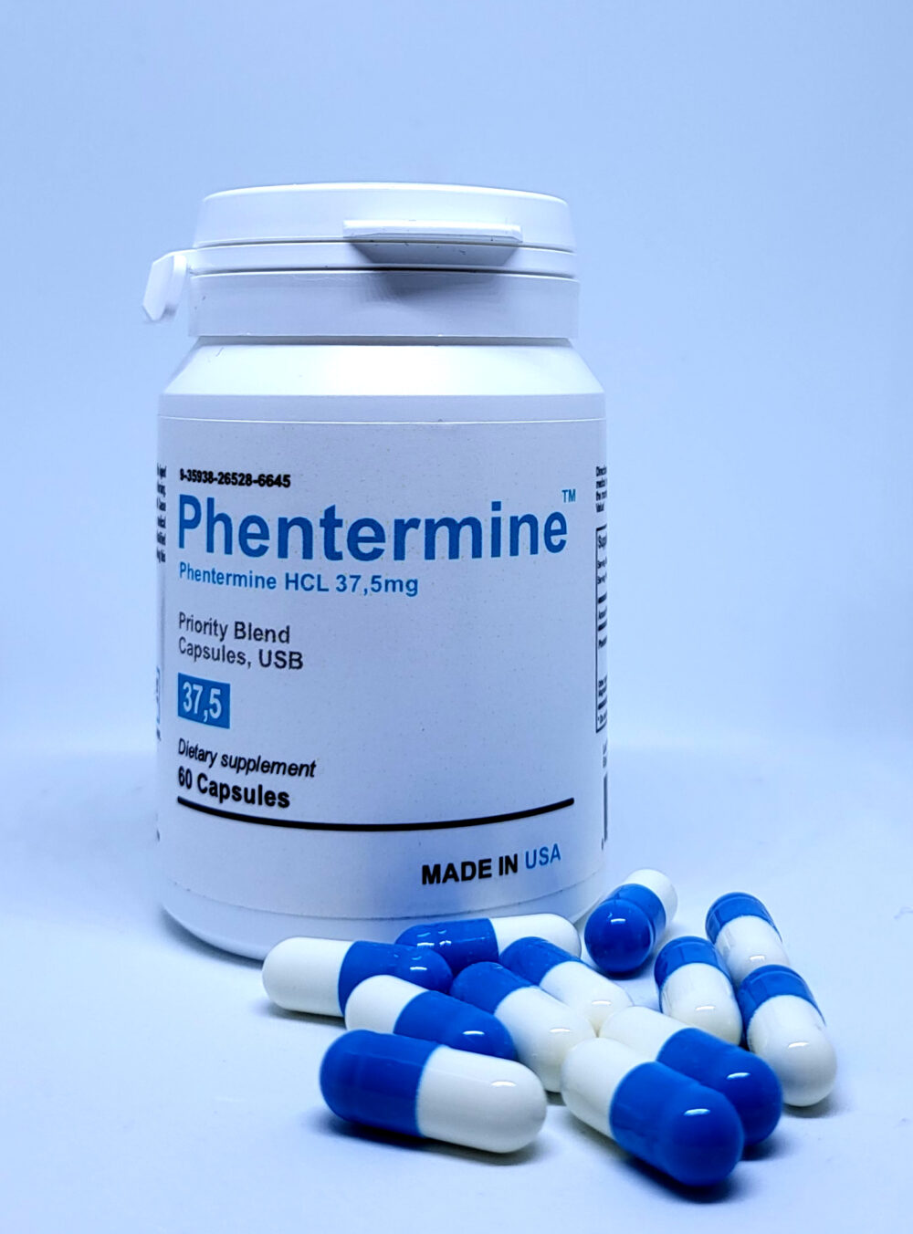 Phentermine 37,5mg 60caps USA