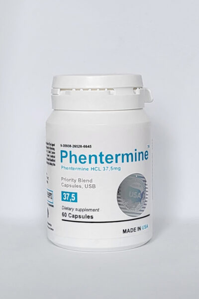 Dose Phentermine 37,5mg 60kaps USA